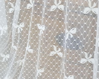 Tessuto elasticizzato nero con farfalle per abito da sposa, abito tutù, abito da sposa, velo da sposa, 1 metro
