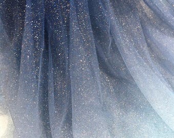 Farbverlauf Tüll Metallic Glitter Pailletten Spitzenstoff Für Mädchen Kleid Tutu Kleid Hochzeitskleid Brautschleier 1 Yard