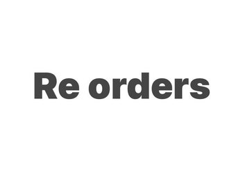 LISTING FOR REORDERS*