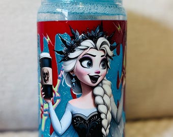 Elsa (horror) snow globe tumblers