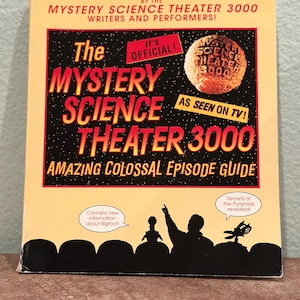 Mystery Science Theater 3000 Amazing Colossal Episode Guide | Vintage 1996 Paperback | Cult TV Collectible