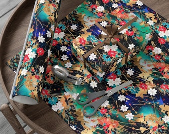 Chiyogami papel japonés digital impreso envoltura decoupage papel origami suministros de papel tarjeta haciendo collage de papel decorativo