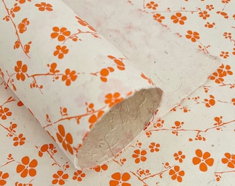 Flower Paper, Gift wrap, Craft paper, Decorative Paper, Handmade wrapping Papers