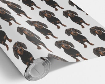 Personalisierte Geschenkpapier, Benutzerdefinierte Geschenkpapier, Benutzerdefinierte Hunde Gesicht Papier, Lustige Geschenkverpackung, Geburtstag Geschenkpapier, Party Papier, Hochzeitspapier