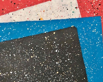 Papel de regalo, Papel hecho a mano, Papel decorativo fino ecológico hecho a mano, Papel estampado, Papel de regalo de Navidad,