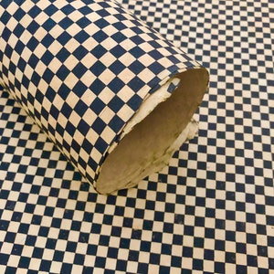 Papier Lokta fait main, papier népalais écologique, papier décoratif fin fait main, papier à motifs, meilleur emballage cadeau, motif carré marron