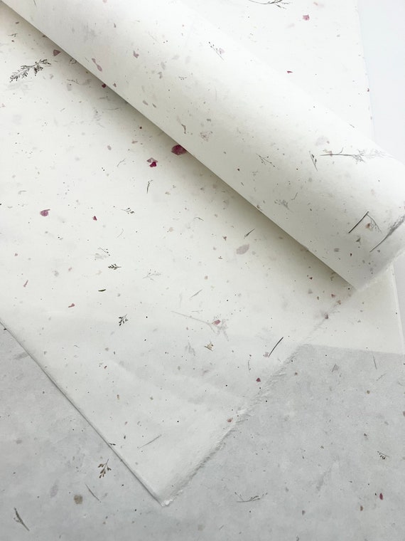 FINE MULBERRY PAPER, Wrapping Paper, Gift Wrap, Tree Free, Organic,  Origami,paper From Thailand, Thin Fine Paper 