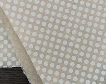 Handmade Polka Dots, Paper, Gift Wrap, Lokta Paper, Wedding Invitation, Scrapbooking, Invitation, Art & Craft Paper, Birthday Cards, origami