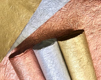 Handmade Paper, Mulberry Paper, Marble Paper, envelope liners, Bridesmaid paper Decor, metallic gift wrapping Paper