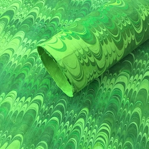 Papel de encuadernación hecho a mano, papel jaspeado a mano, material de arte, papel sostenible, papel de envolver jaspeado, papel decorativo, papel para álbumes de recortes