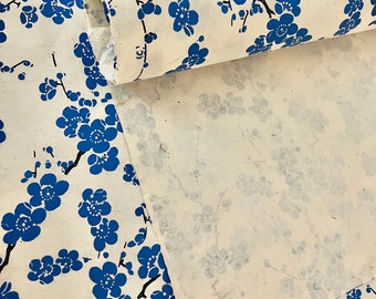 Nepalese Handmade paper sheet Lokta Decorative Flower Paper, Cherry Blossom Origami paper craft paper for school Party Decor luxury wrapping