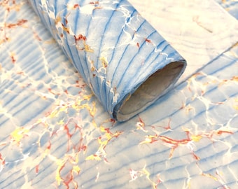Handmade Lokta Marble Paper, Bookbinding, Gift Wrap (20x30")