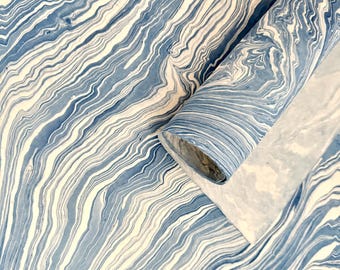 Handmade Lokta Marble Paper, Bookbinding, Gift Wrap (20x30")
