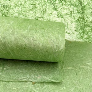Fiber Decorative Paper, Handmade Paper, Light Natural Orange Colors, eco-friendly, bookbinder Craft paper, White Fiber Paper