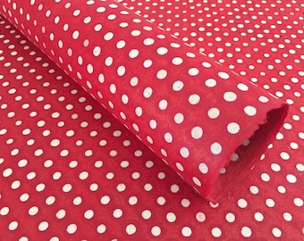 Batik Art Paper, Handmade Paper with batik-painted dots, Handmade Large Paper Sheets, Sheet of Nepalese paper with dots