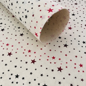 Nepalese Mountain Paper, lokta paper for crafts card making collage, natural color handmade star paper
