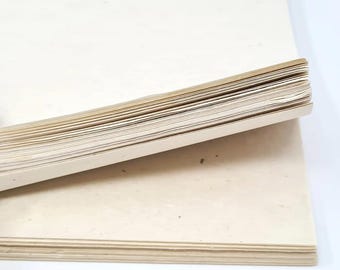 Natural printer paper Pack, Craft Supply, Handmade Paper. Luxury Paper, Bookbinding, Envelopes Lining, Lokta Paper, Notebook craft paper