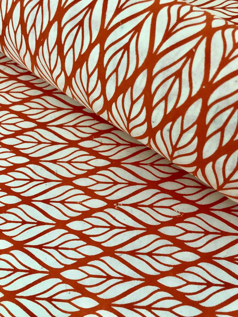 Decorative Papers, Paper craft projects, mini books, card-making, origami, scrapbooking, endpapers for books, papercrafts, Envelope Liner RED ON WHITE