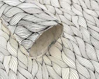 Nepalese Handmade paper sheet| Lokta Decorative Paper with twisted water wave, Origami Paper, Origami Christmas Ornaments, Luxury Paper