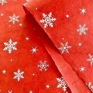 Weihnachtsgeschenkpapier, Weihnachtsgeschenkpapier, Dekopapier, Basteln mit Papier, Geschenkpapier, Geschenkpapier, handgeschöpftes Papier, Party & Schenken