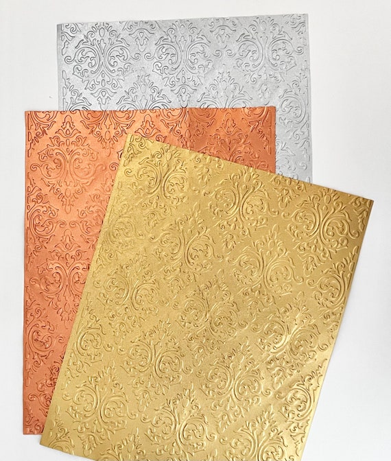 Gold, Silver, and Copper Polka-Dot Hand Stitched Notebook Gold, Silver, and Copper Polka-Dot Hand Stitched Notebook