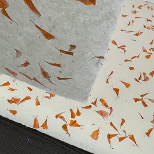 Papel de morera con flores, ecológico, papel decorativo, bolsa de papel, invitación de boda, papelería fina, álbumes de recortes, invitaciones de boda