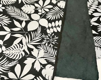 Paper Decoration, Gifte-wrap sheet Decorative Paper with Leaves pattern Handmade Wrapping paper Paper Gift wrap wrapping Wedding Invitations