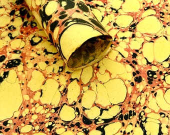 Fine Handmade Marble Paper, Gift Wrap, Wedding invitation, Scrap booking, Lokta paper, Book Binding, Fine Stationery, Envelope Liner
