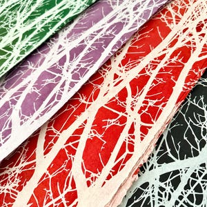 Handgeschept papier met deckle randen, milieuvriendelijk papier uit Nepal, beste cadeaupapier Decoratief papier, knutselen met papier, inpakpapier, cadeaupapier
