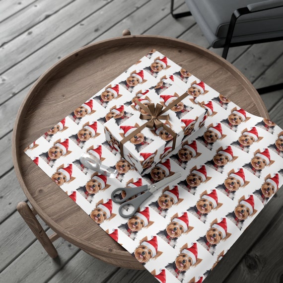 Custom Dog Face Paper Funny Dog Breed Gift Wrap Birthday Wrapping Paper Party Paper Wedding Paper Personalized Gift Wrap Custom Gift Paper
