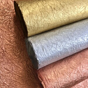 Metallic Handmade Mulberry Paper, Scrapbook Paper, Gold momi Paper, Gold Backgrounds, Metallic Gold Silver Copper texture background  paper