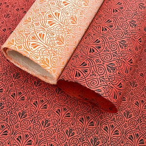 Grafikpapier, Geschenkverpackung, Kraftpapier, Dekorpapier, handgemachte Lokta Papiere, Nepalpapier, Basteln, Kraftpapier, Bastelpapierbedarf