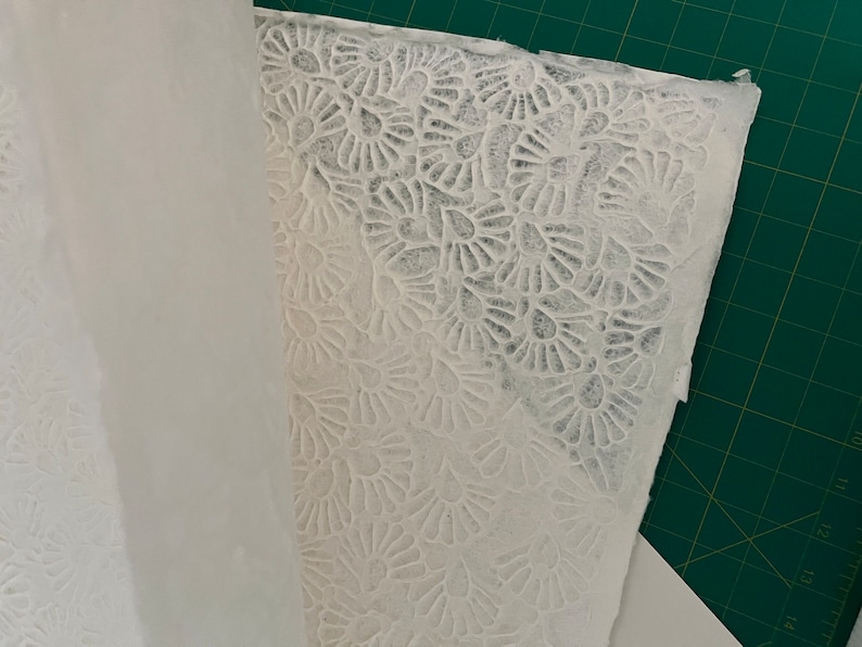 Handmade paper, Mulberry Paper, Eco friendly, Decorative Paper, Paper Bag, Wedding invitation, Fine Stationery, Scrapbooking image 4
