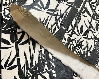 Fine Decorative Paper, Lokta Paper, Nepalese Handmade paper, wedding invitation, Bamboo paper, deckled edge paper, Paper & Party Supplies