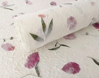 Foglio di carta di gelso, carta fatta a mano, carta decorativa, carta fatta a mano con bordo frastagliato, scrapbooking, copertina di libro, carta spessa, carta di lusso