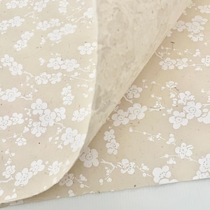 Floral Gift Wrap Wedding Gift Wrap Gift Wrapping Paper Floral Paper Birthday Gift Wrap Handmade Paper Pretty Gift Wrap Botanical Gift Wrap