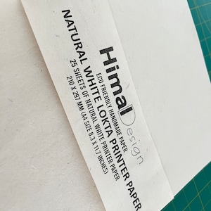 Natürliche Druckerpapier Packung, Bastel Versorgung, handgemachtes Papier. Luxus Papier, Buchbinderpappe, Umschläge Futter, Lokta Papier, Notizbuch Papier,
