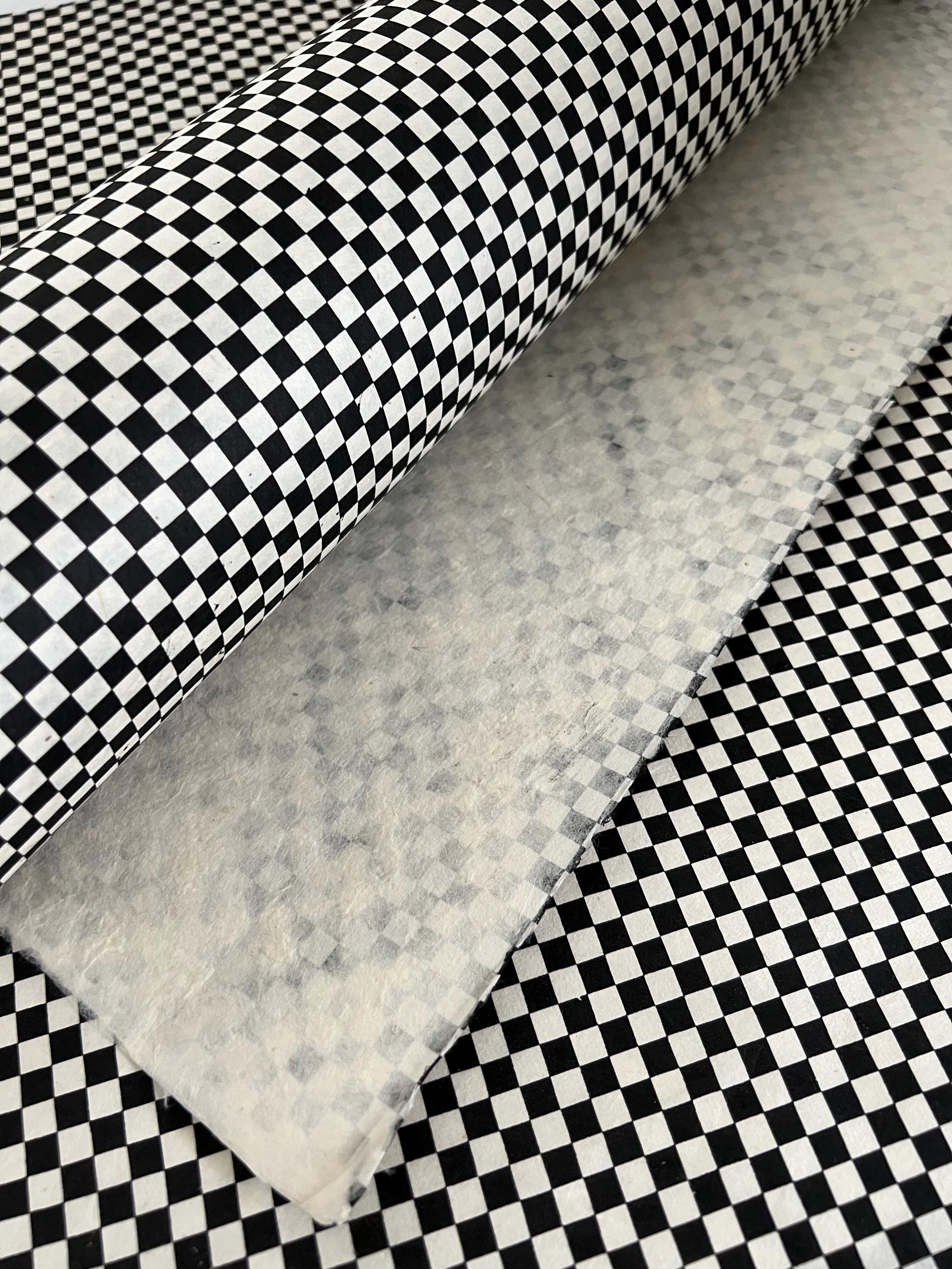 Red Square Pattern Hand Crafted Paper Fine Decorative Handmade Paper ...