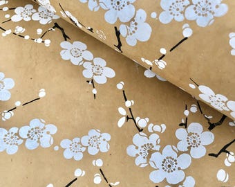 Craft paper supplies, wrapping paper, Handmade flower paper sheet, Decorative Paper, Origami paper, collage paper sheets, Notebooks Cover