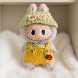 Labubu Outfit,Labubu Clothing (dolls not included),Personalized Handmade Labubu 17cm Outfit,Casual Sports Set,Custom Labubu Acessories
