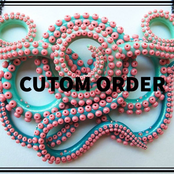 CUSTOM: Tentacle Necklace- Extra Large