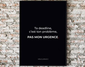 Punchline Quote Poster | Minimalist Design Wall Poster | Coworking Office Decor | WALL SLAP 3