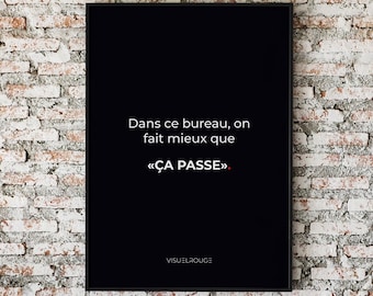 Punchline Quote Poster | Minimalist Design Wall Poster | Coworking Office Decor | WALL SLAP 2