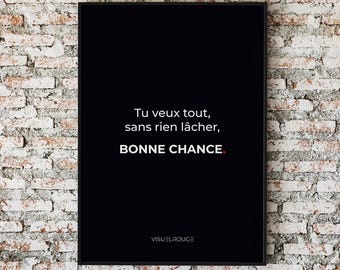Punchline Quote Poster | Minimalist Design Wall Poster | Coworking Office Decor | WALL SLAP 5