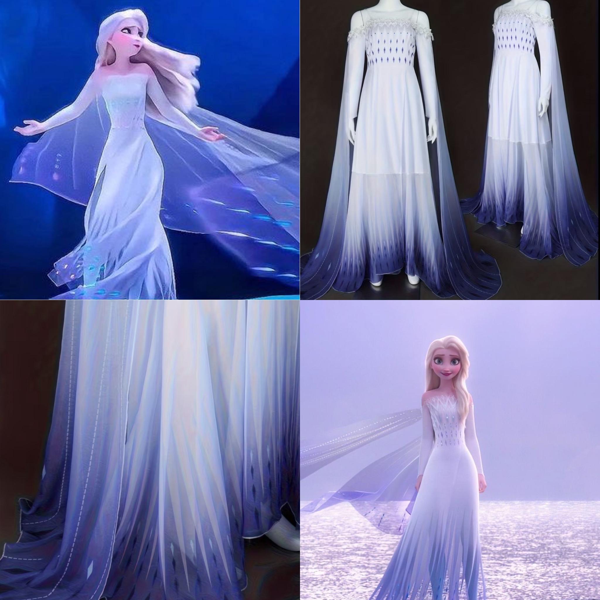 strapless open back dress Elsa Costume Princess Dress Girls Light Up Dress Snowflake Trailing Pa –  Sun Baby