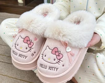 Cute Kitty comfy slippers