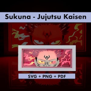 DIY Anime Lightbox Template, Paper Cut Art for Cricut Projects, Silhouette Studio, Laser Cutting Shadow box template + instructions GUIDE