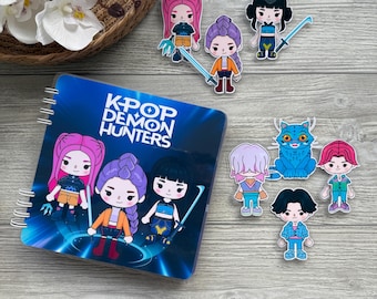 Kpop Dämonenjäger Spielzeug | Kpop Dämonenjäger Quiet Buch | Dämonenjäger Kpop Beschäftigtes Buch | Dämonenjäger Kleinkind beschäftigt Buch | Kpop Kinderaktivität