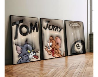 Set Of 3 HypeBeast Room Decor, Hypebast kaws Poster, Cool Wall Art Set,, 3D Wall Art Bundle, HypeBeast Wall Art, Trendy Wall Art,