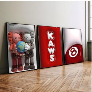 KAWS EXHIBITION BAPE オリジナルフェイク フライヤー チラシ KAWS WHAT PARTY | bape.com